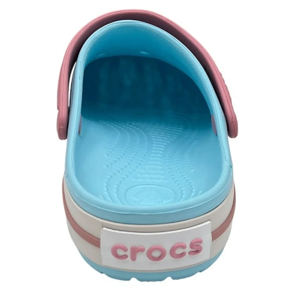 Crocs Bayaband Youth Big Girls Slip-on Clogs Size 5 (J5) Sky Blue Water Friendly